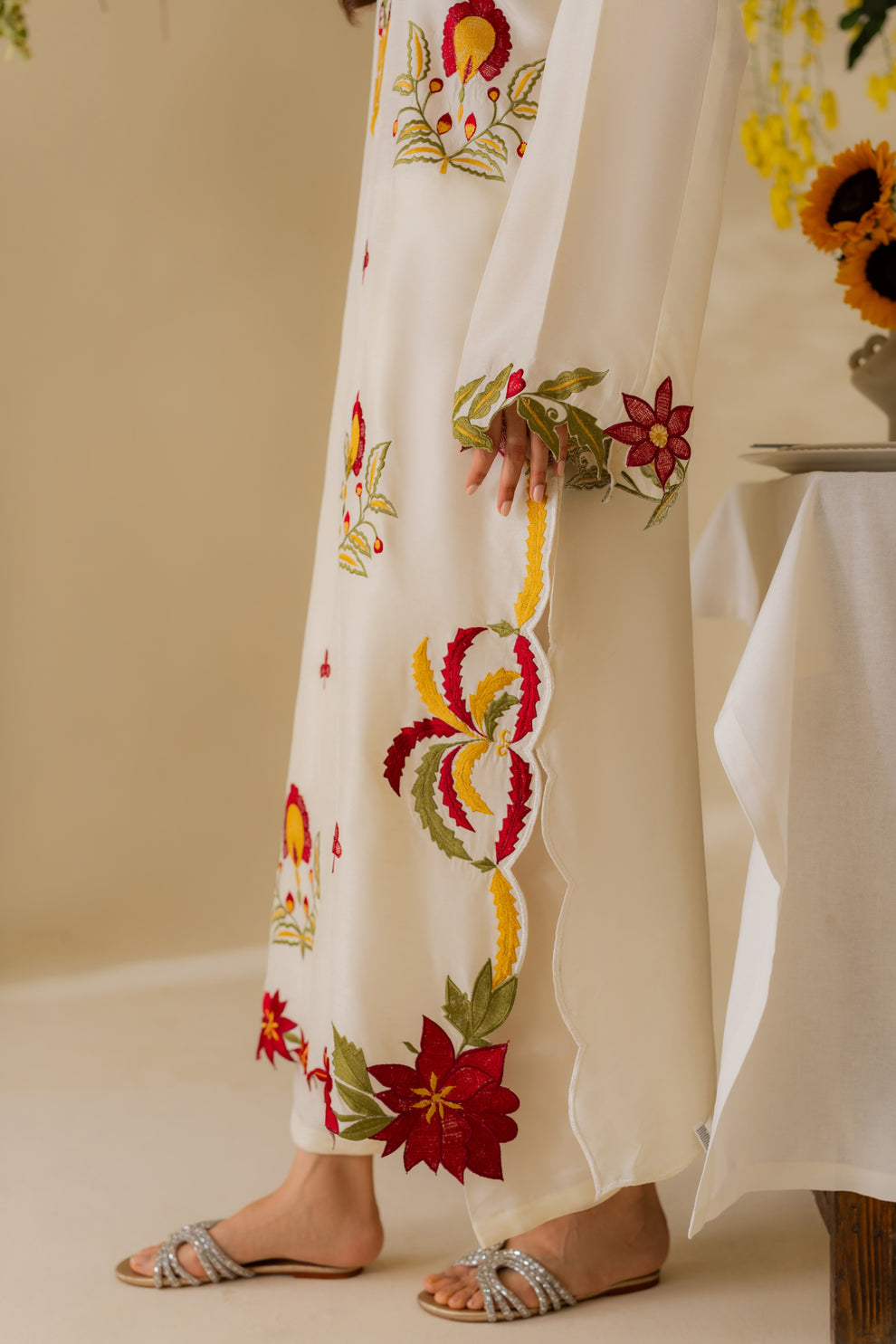 Tia Embroidered 3-Piece