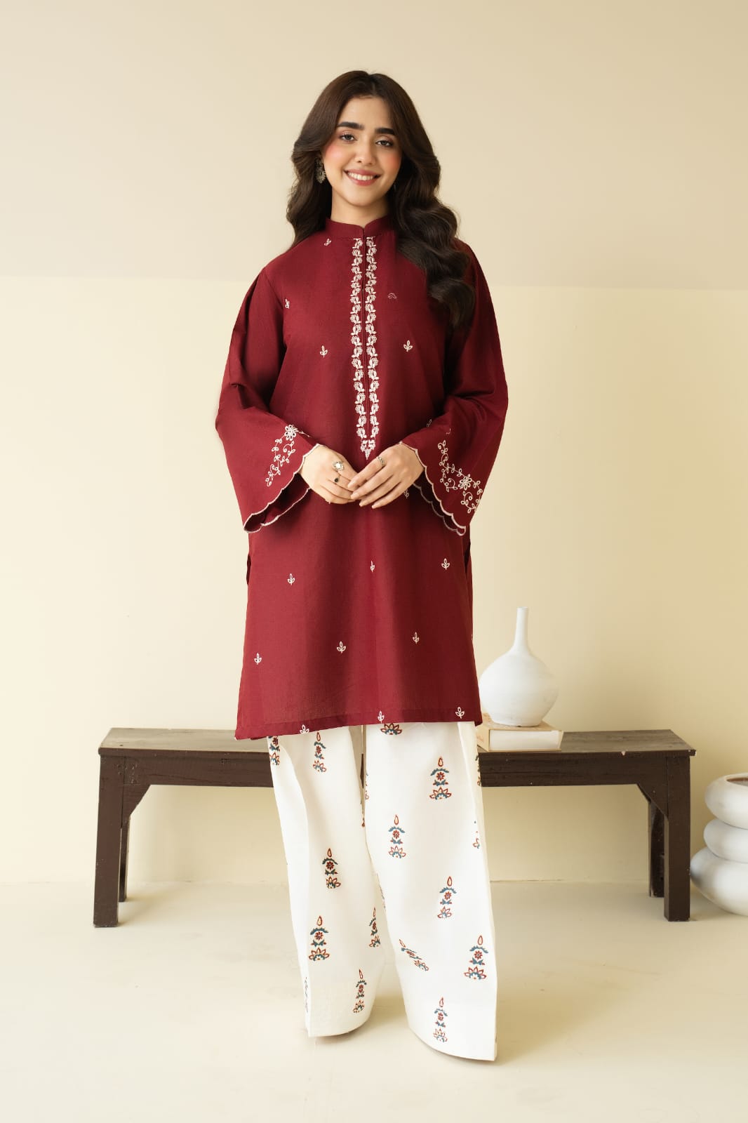 Rosaline Embroidered 2-Piece