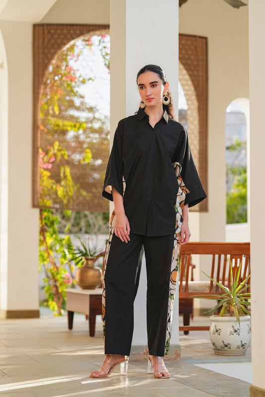 Black Whimsy Cotton Co-ord Set