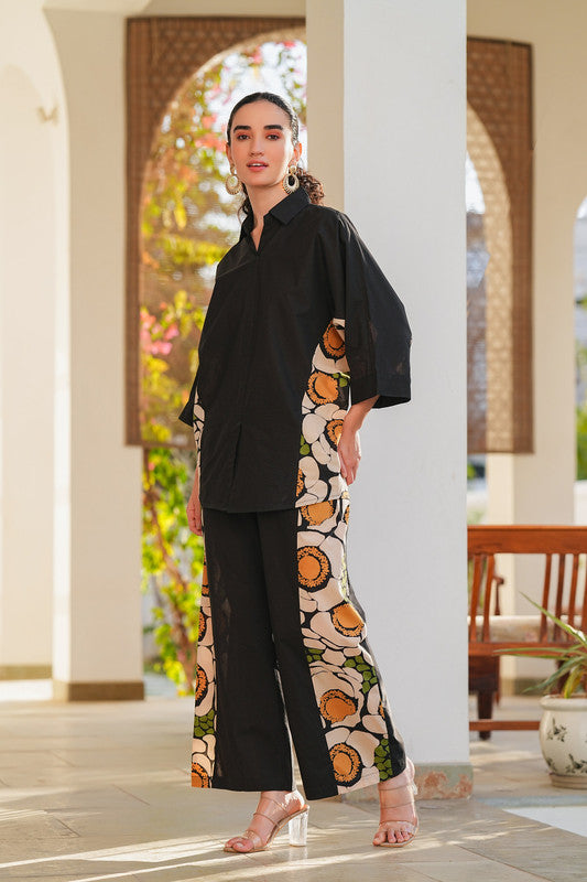Black Whimsy Cotton Co-ord Set