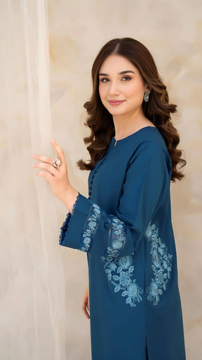 Embroidered Stitched 2 Piece