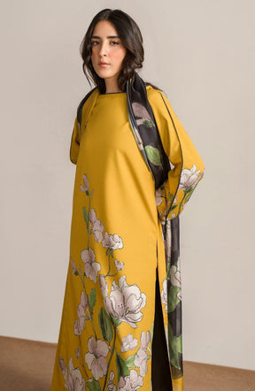 Pollock Printed 3 Pc Suit