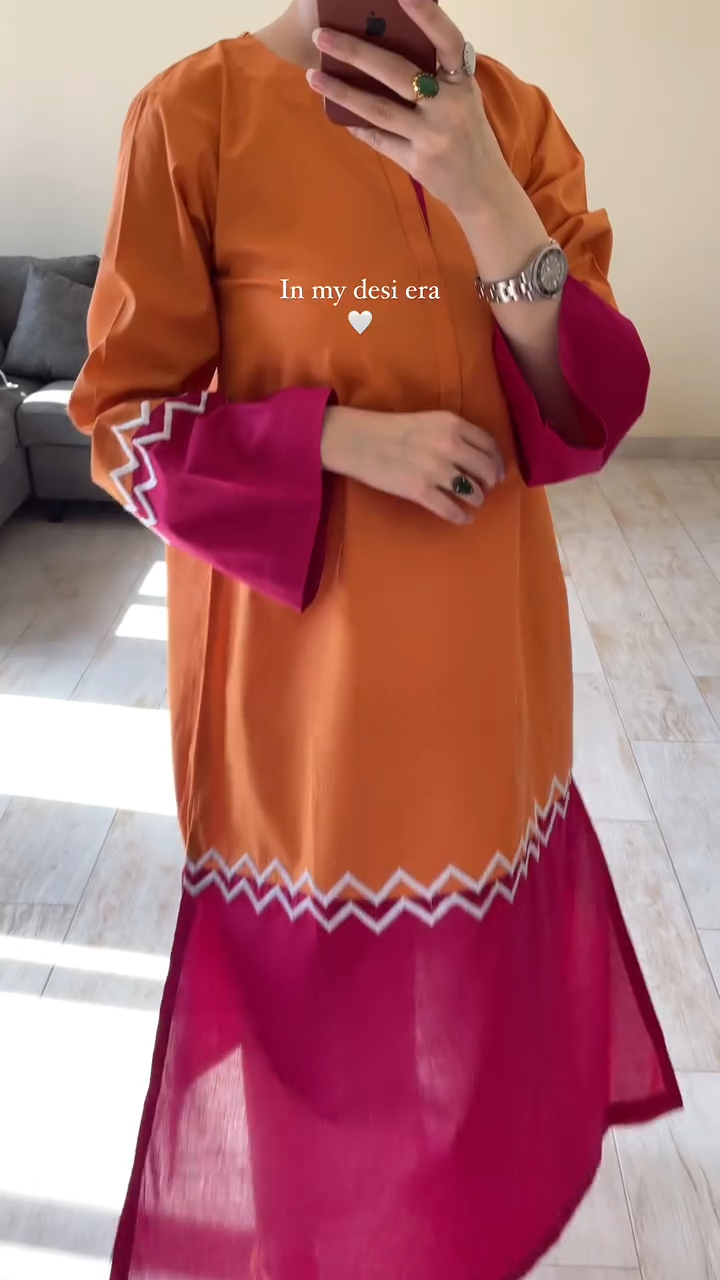 jasmine Embroidered 2 Pc Co-Ord Set